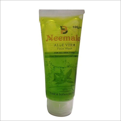 Aloe Vera Face Wash - Gel Form, For All Skin Types | Gentle Cleansing, Hydrating Formula, Refreshing Citrus Scent