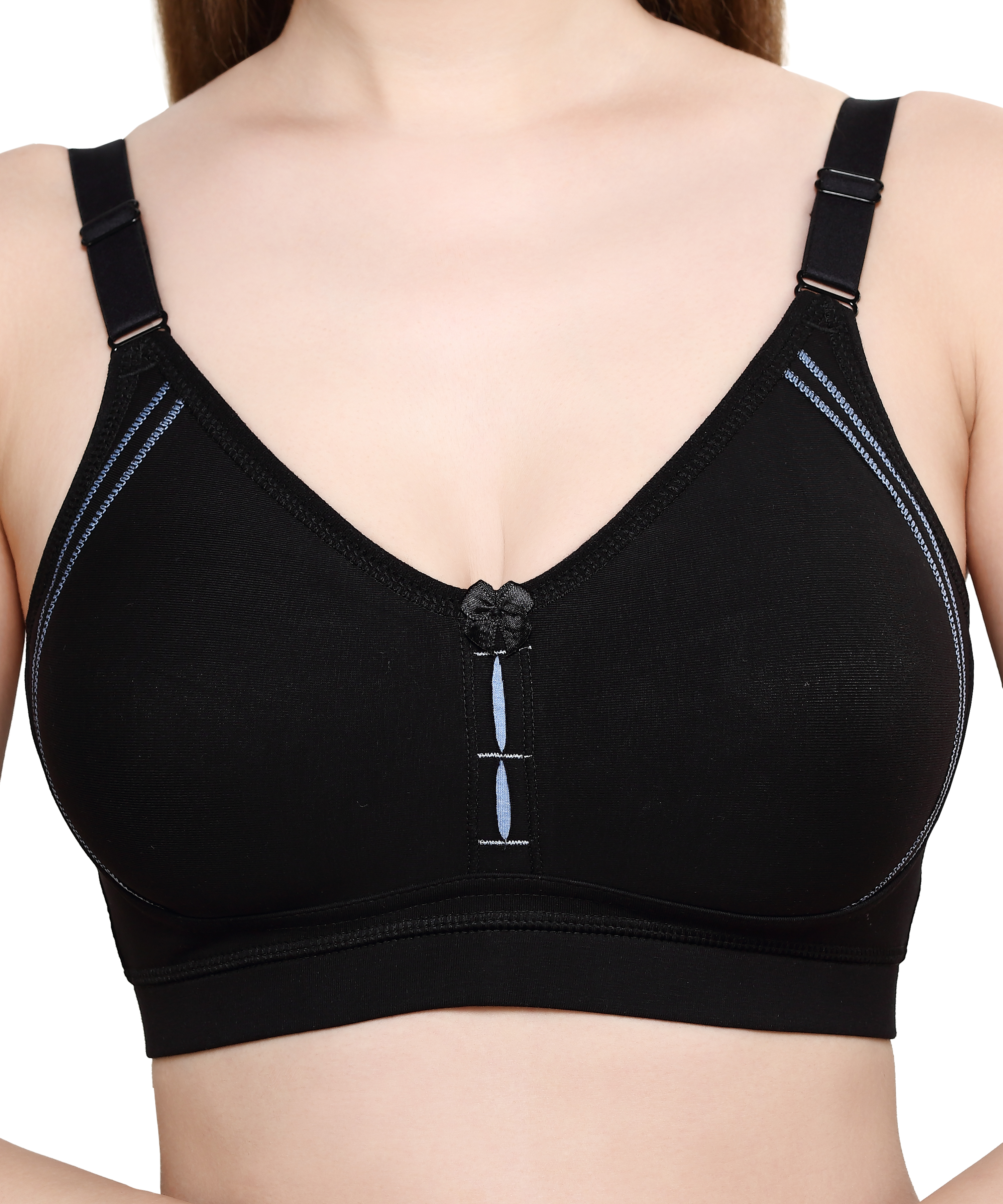 White D-20 D Cup Bra