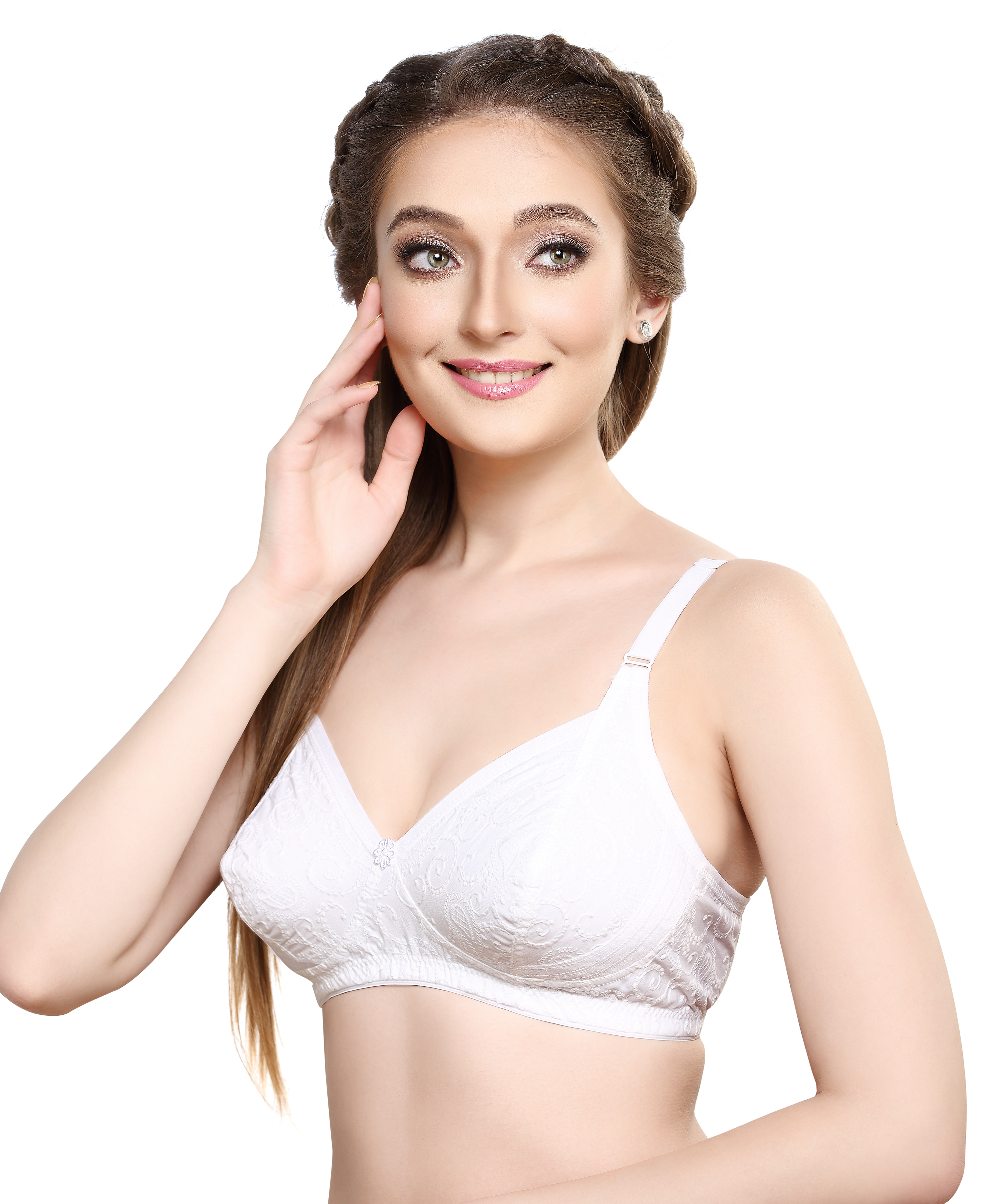 White Eliza D Cup