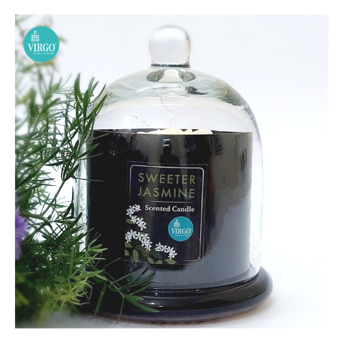 मीठा चमेली: सुगंधित मोम मोमबत्ती, मीठा चमेली