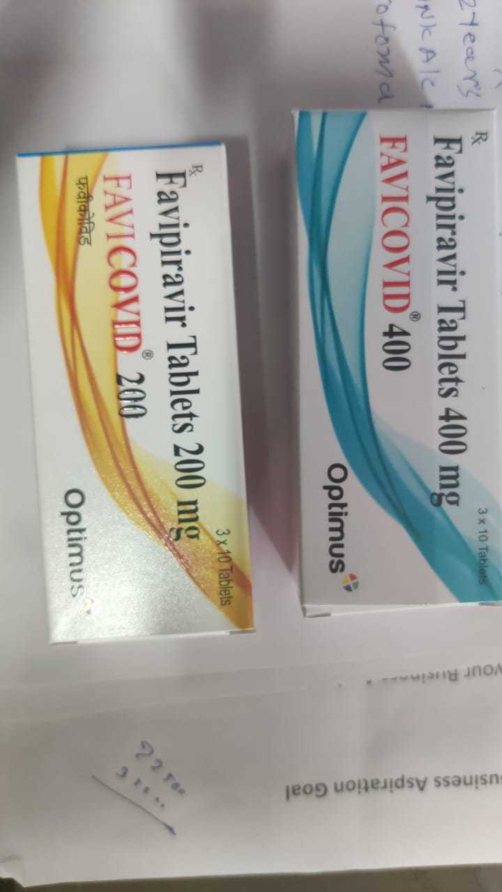 Favi Covid 400 Drug - Favipiravir Tablets 400mg | Emergency Use For Mild To Moderate Covid-19, Targets Rna Polymerase, Reduces Viral Load