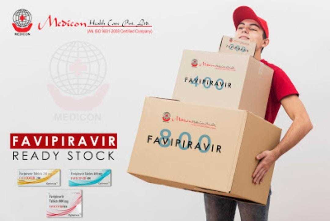 Favi Covid 400 Drug - Favipiravir Tablets 400mg | Emergency Use For Mild To Moderate Covid-19, Targets Rna Polymerase, Reduces Viral Load