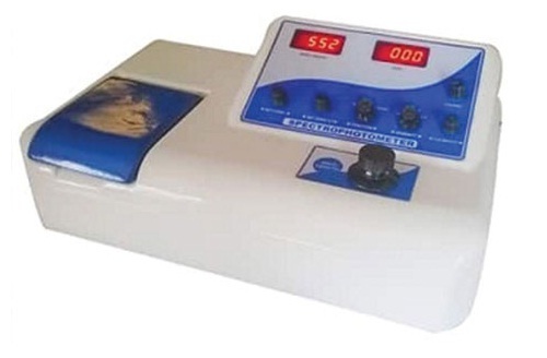 Microprocessor Visible Digital Spectrophotometer - Color: White