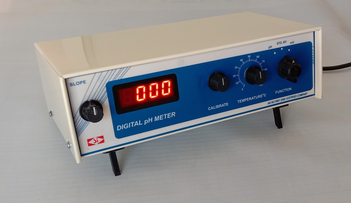 Black Portable Ph Meter