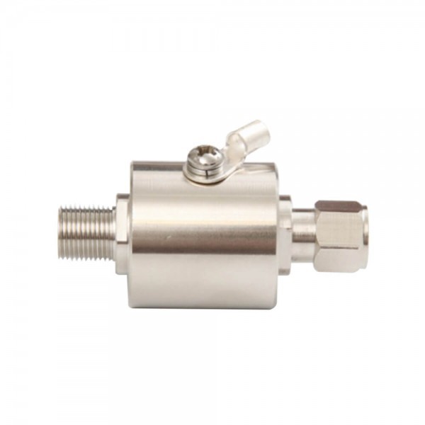 Fl Connector Fl10 To Fl10 Coaxial Rf Lightning Surge Protector Male To Female Ip67 Straight - Copper, Silver Color, Bi-directional Protection, 0-100w Power Capacity