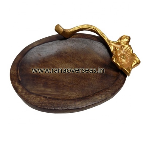 Wood Serving Tray For Household Tableware Size: 10 X 6