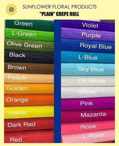 Mix Colors Crepe Paper