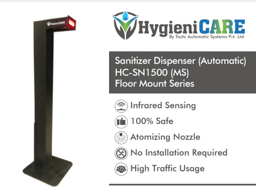 Black Automatic Sanitizer Dispenser (Hc-Sn1500-Ms)