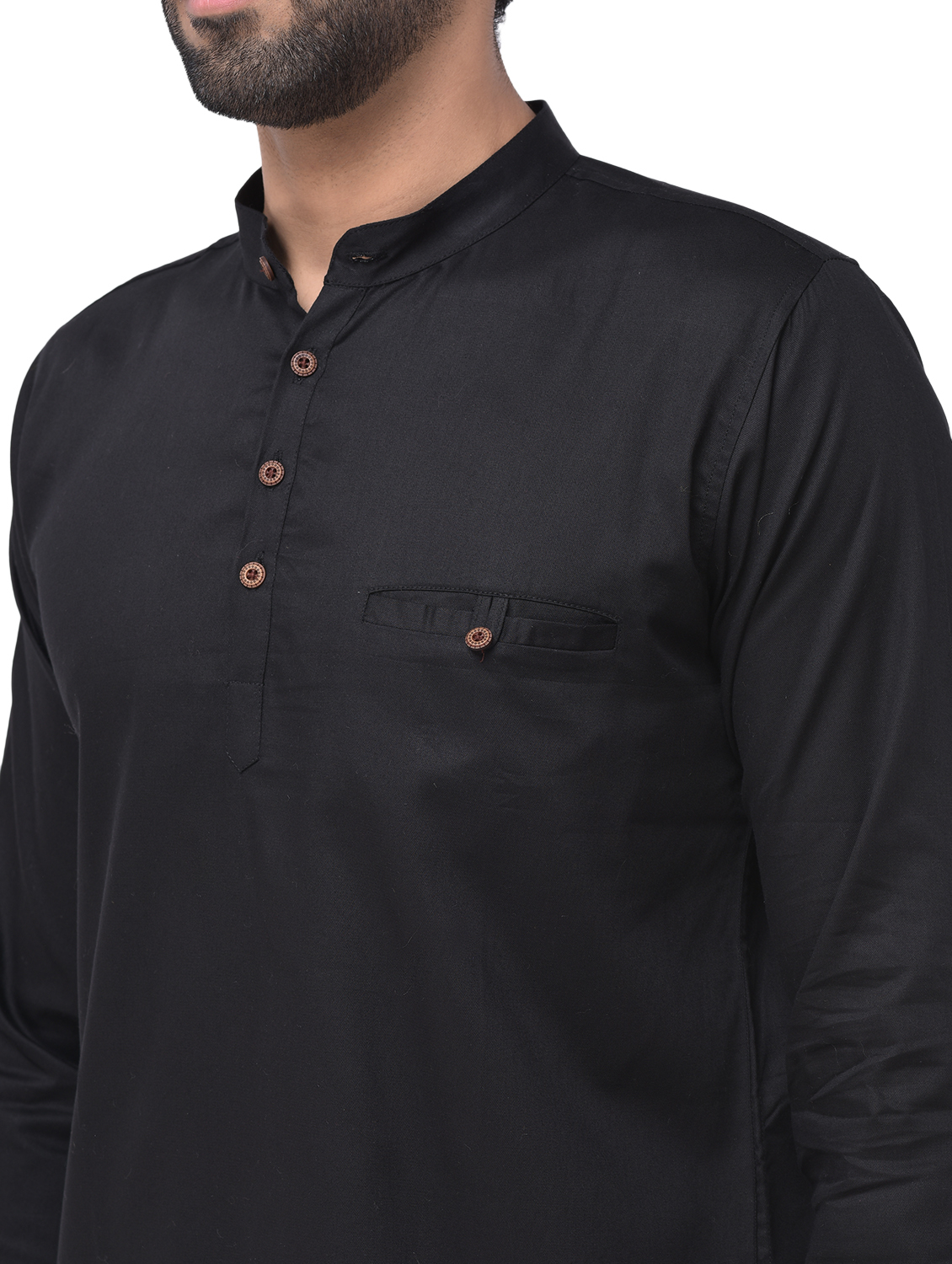 Black Short Kurta