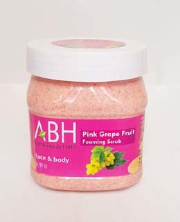 गुलाबी अंगूर का स्क्रब