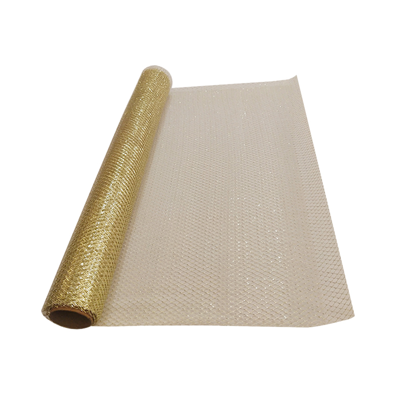 Mesh Rolls - Glitter Mesh Fabric 19" X 4 Yards | Silver & Gold For Stage Decoration, Perfect For Choirs, Concerts, Plays & Ballets
