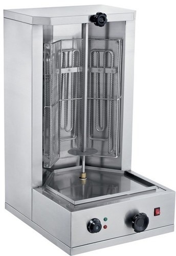 Imp Shawarma Machine - Stainless Steel, Standard Size | Commercial Electric Power for Hotel Use