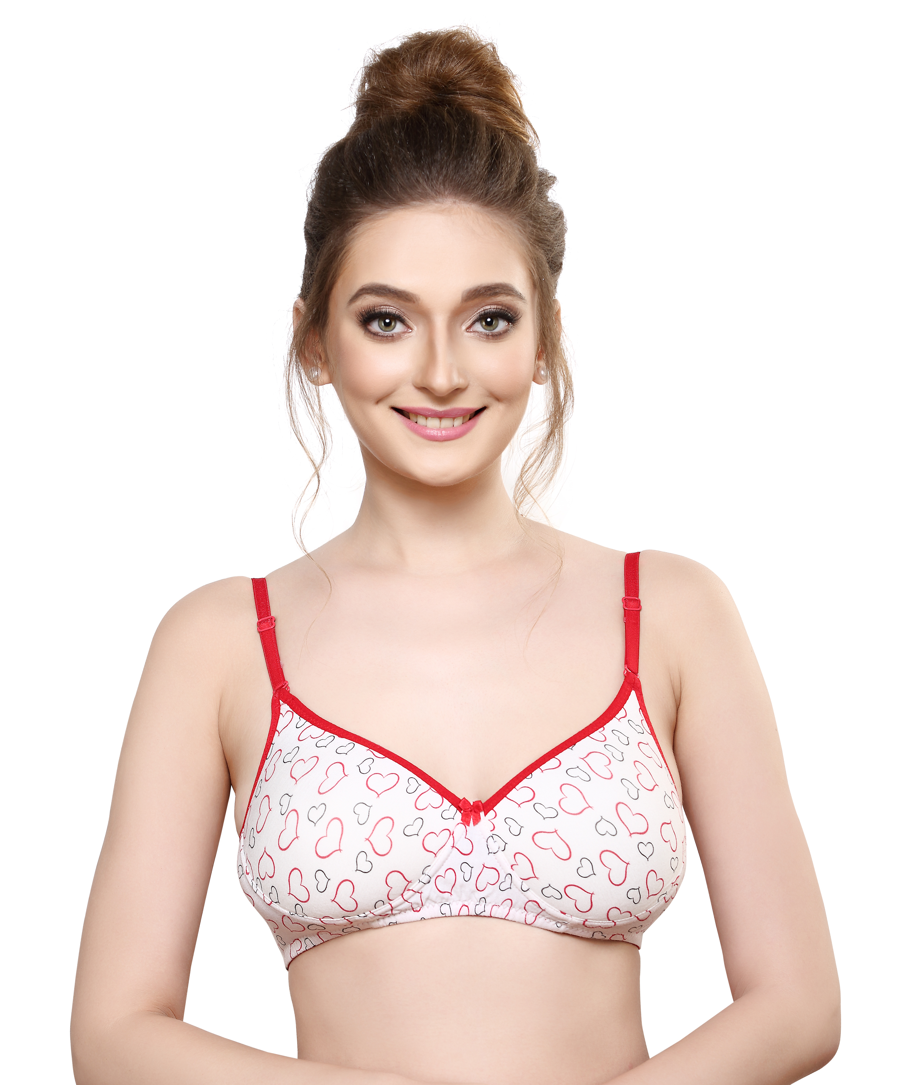 Rt. Prt 26 - Red | Girls' Bra, Size 32b To 40b, Comfortable Fit, Stylish Design, Perfect For Everyday Wear