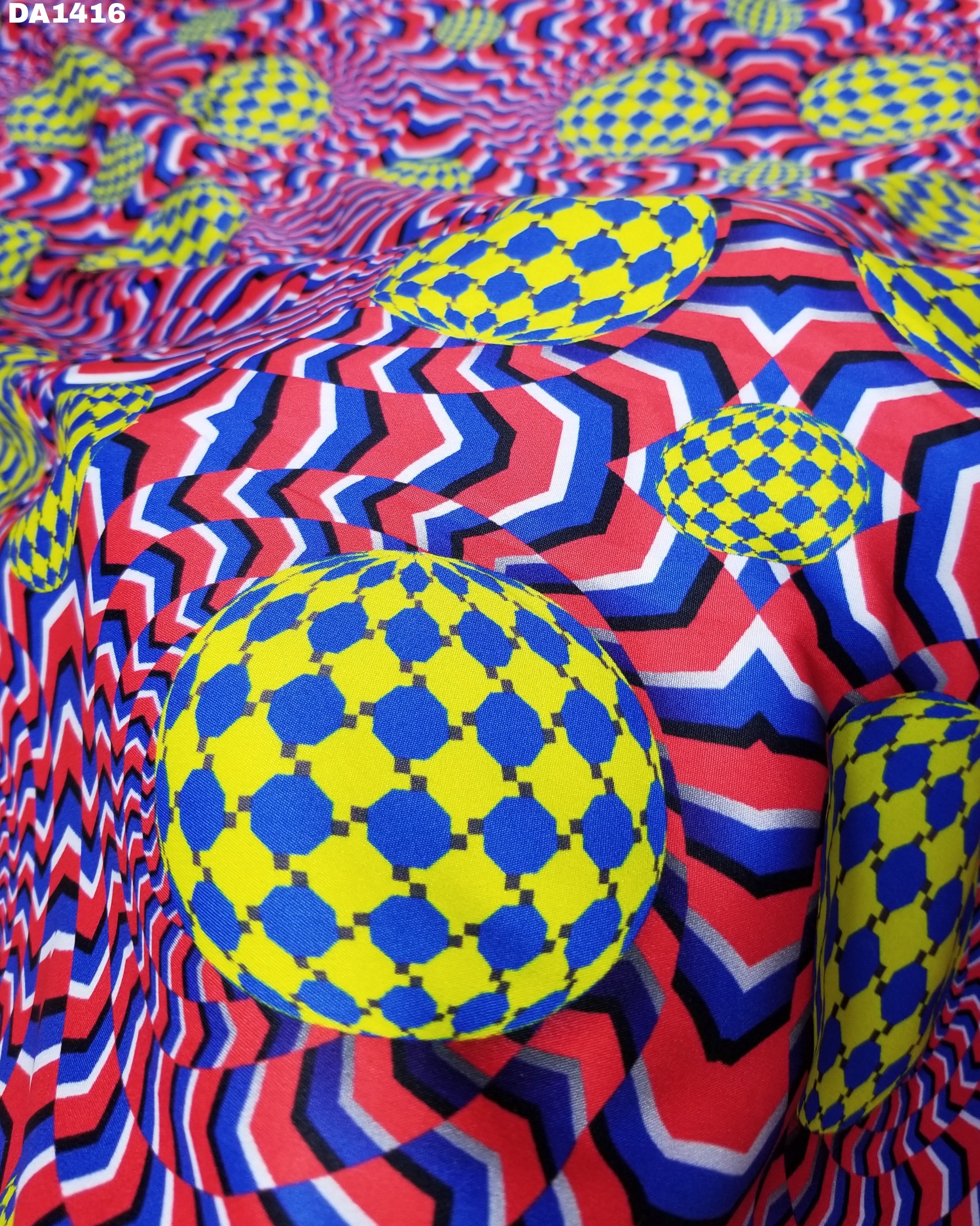 Digital Prints Micro Mini Sartin Silk Fabric - 44 Inch Width | Washable, Ideal For Garments, Vibrant Color As Shown In Images