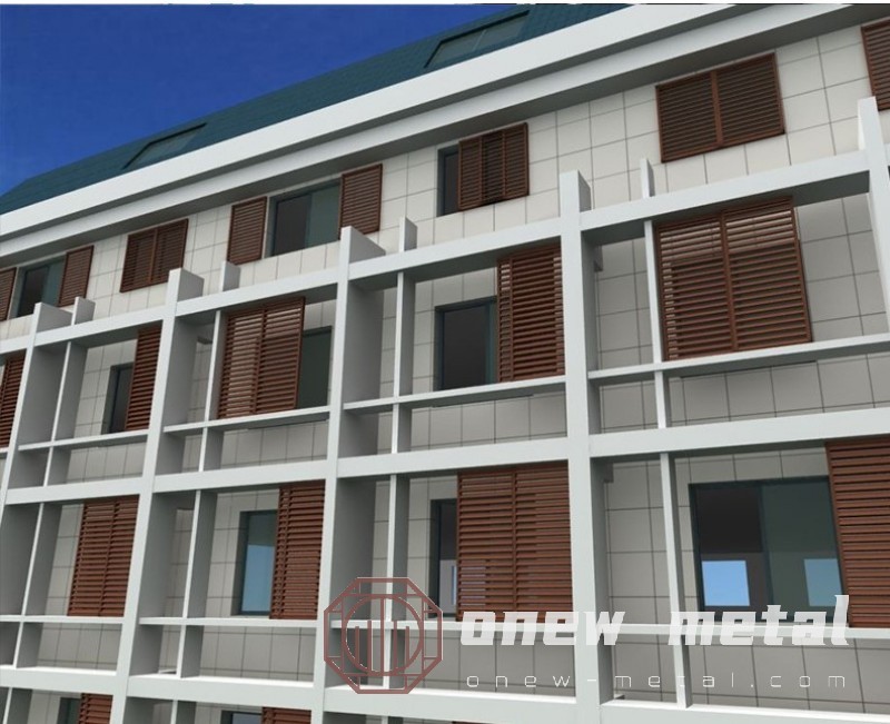 Customized Color Aluminum Curtain Wall System