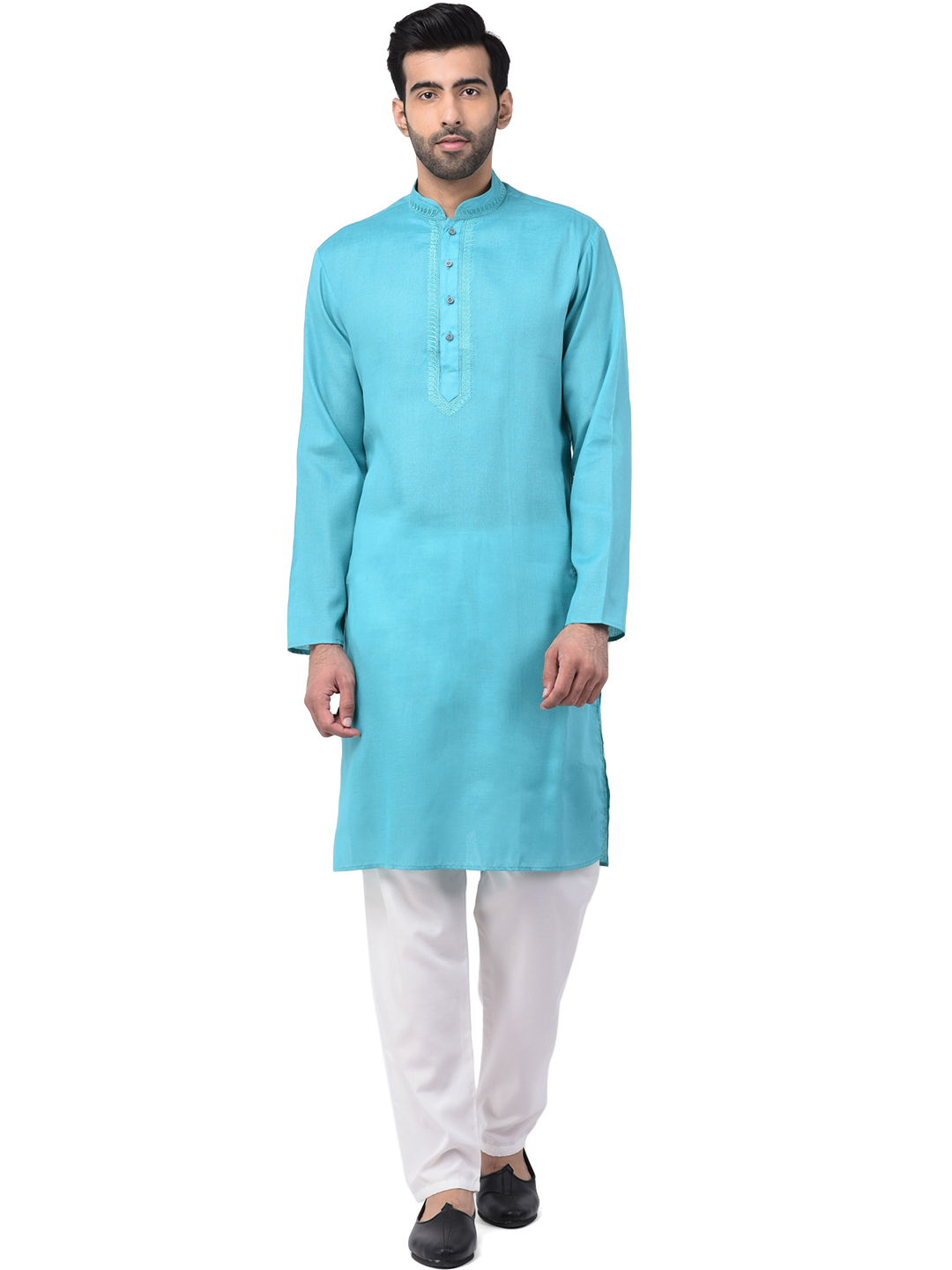 D.orange Men Cotton Kurta Pajama Set