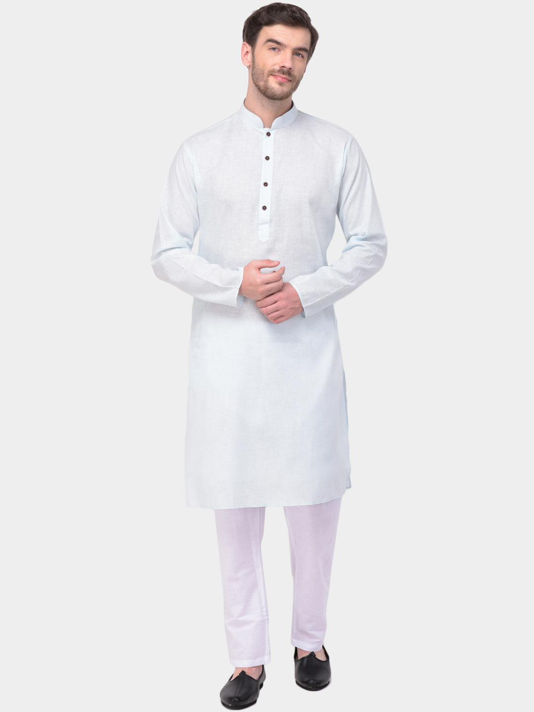 D.skyblue Kurta Pajama For Men