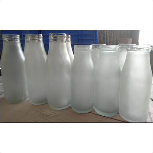 Frosted Glass Bottle - Customized Size, Transparent Glass | Ideal for Fruit Juice Storage and Packaging