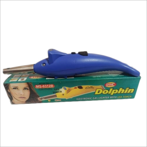 Electronic Gas Lighter With LED Torch - Plastic & Aluminium | Electric Lighting Source for Residential & Commercial Use