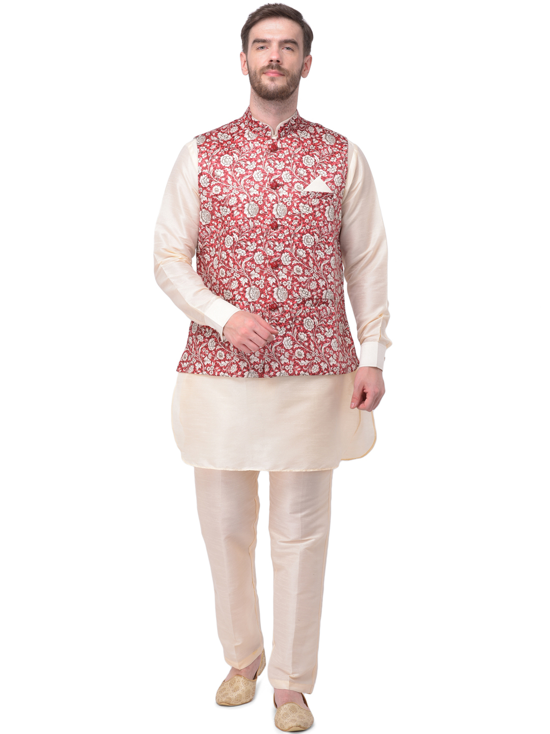 Black Men Pathani Suit With Jacket