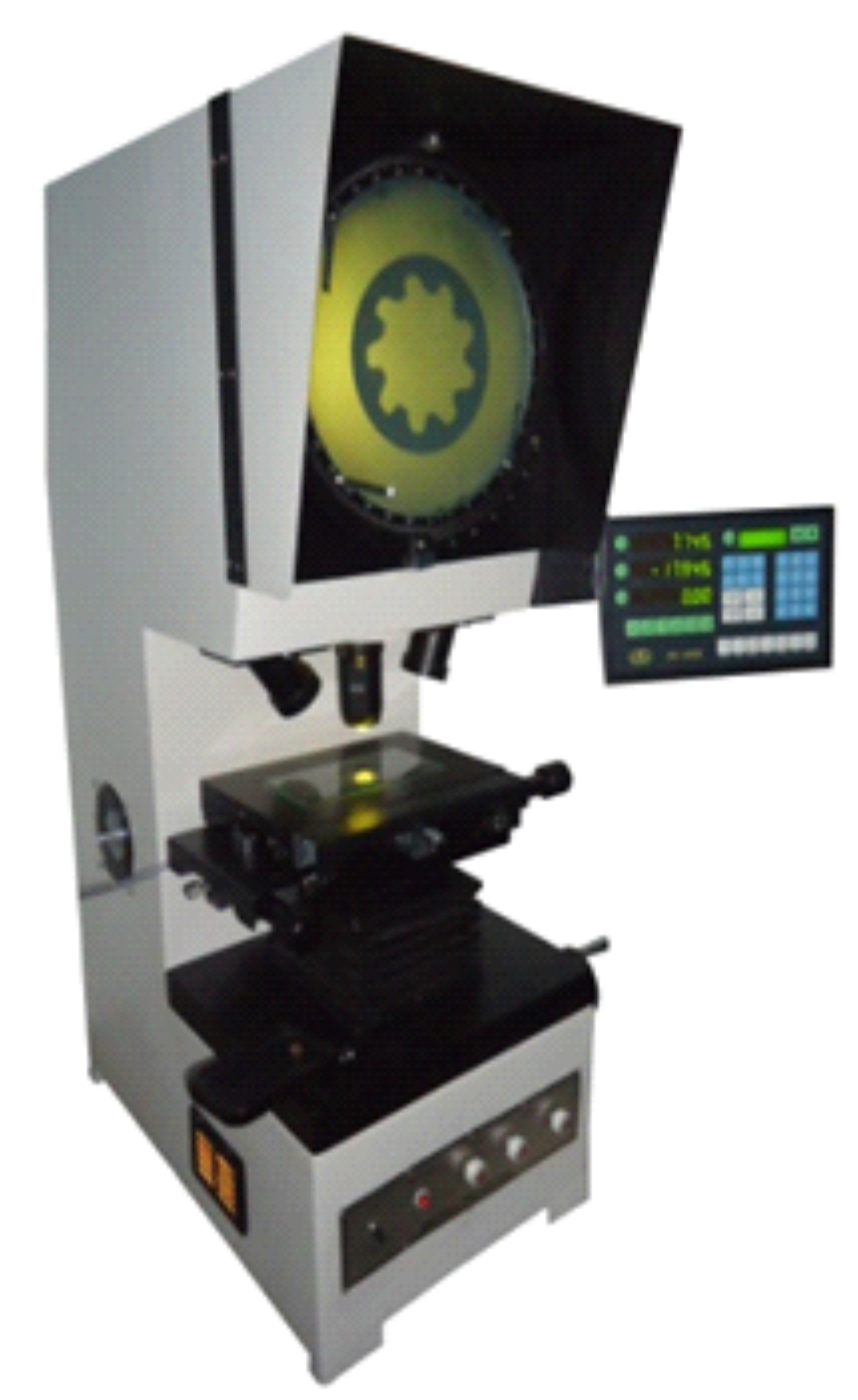 Profile Projector - Metal, 300mm Graduated Screen, 10x Magnification | 0.005mm Resolution, 150x100mm Travel Movement, Halogen Light Source