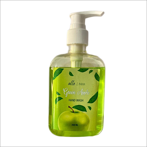 Hand Wash - Plastic | 250ml, 18x8x6cm, Green, Easy Dispensing, Spring Pump, Pleasant Scent, Convenient Size, Effective Cleaning