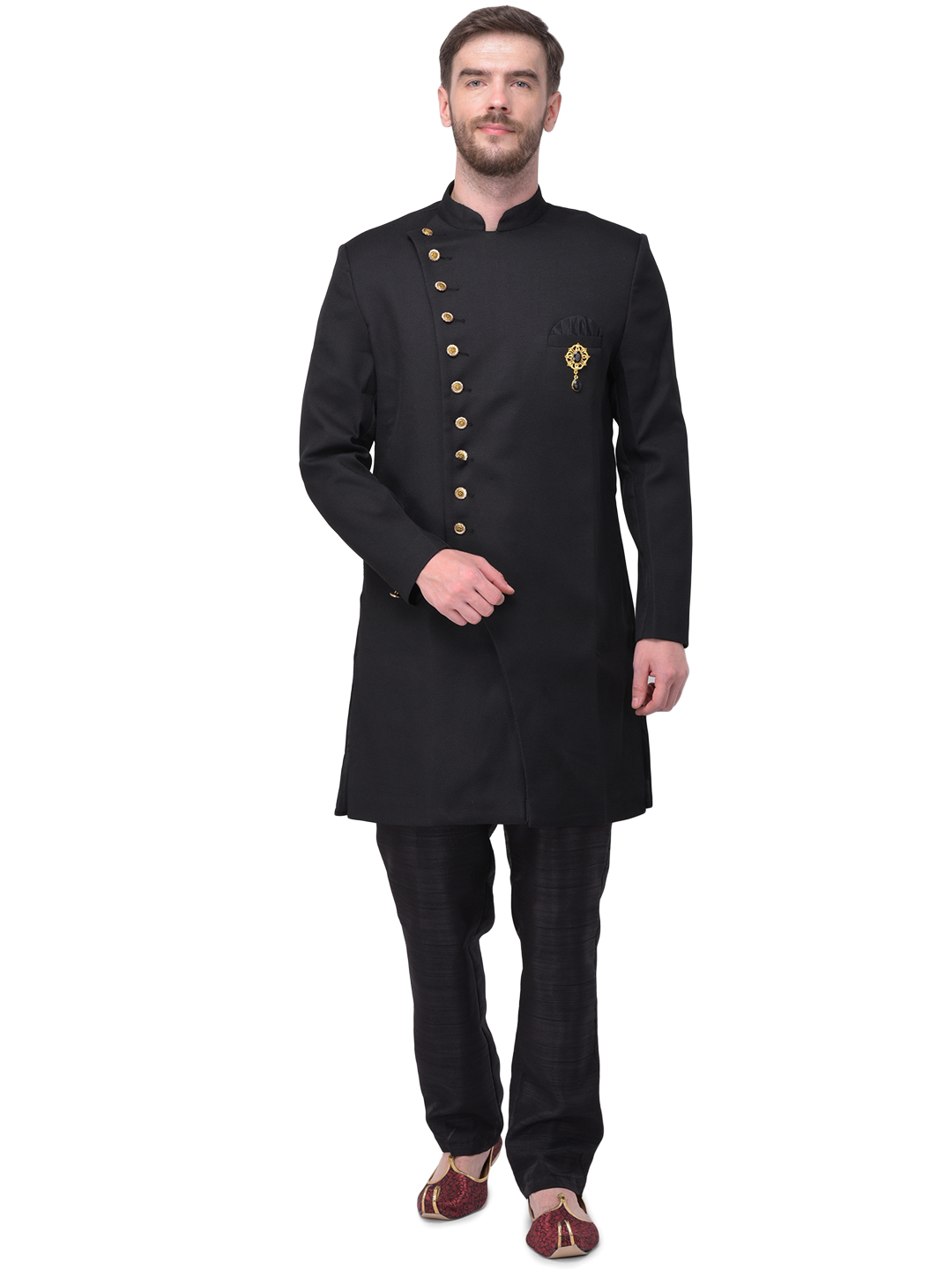 Black Men's Sherwani