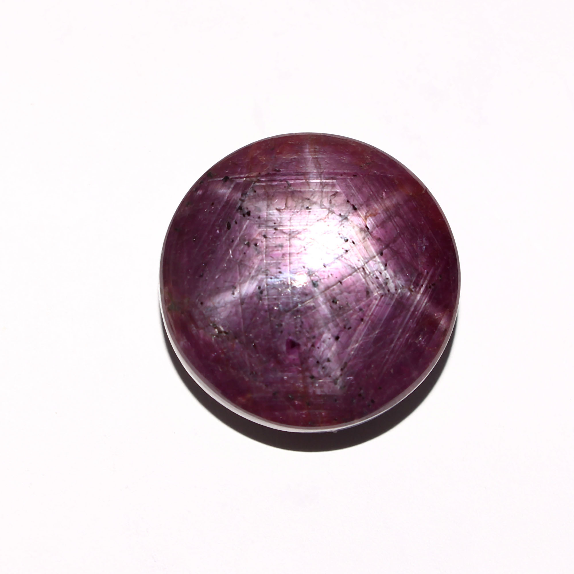 108 Crt Star Ruby, Star Ruby Cabochon, Big Cabochon 26x26 Mm Grade: Aaa