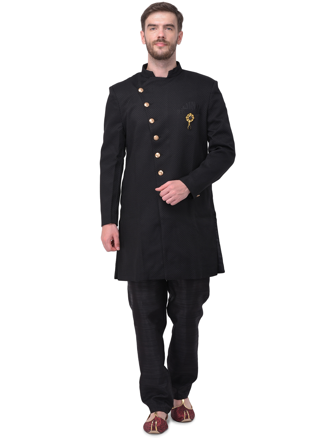 Black Men Sherwani
