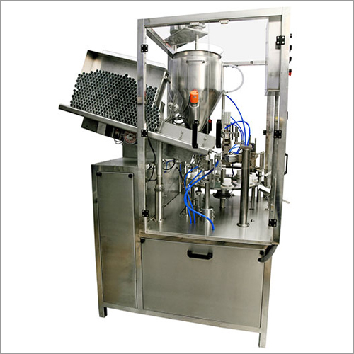 Tube Filling Machine - Stainless Steel, 220-440V | Automatic Grade, Compact Design, Grey Color