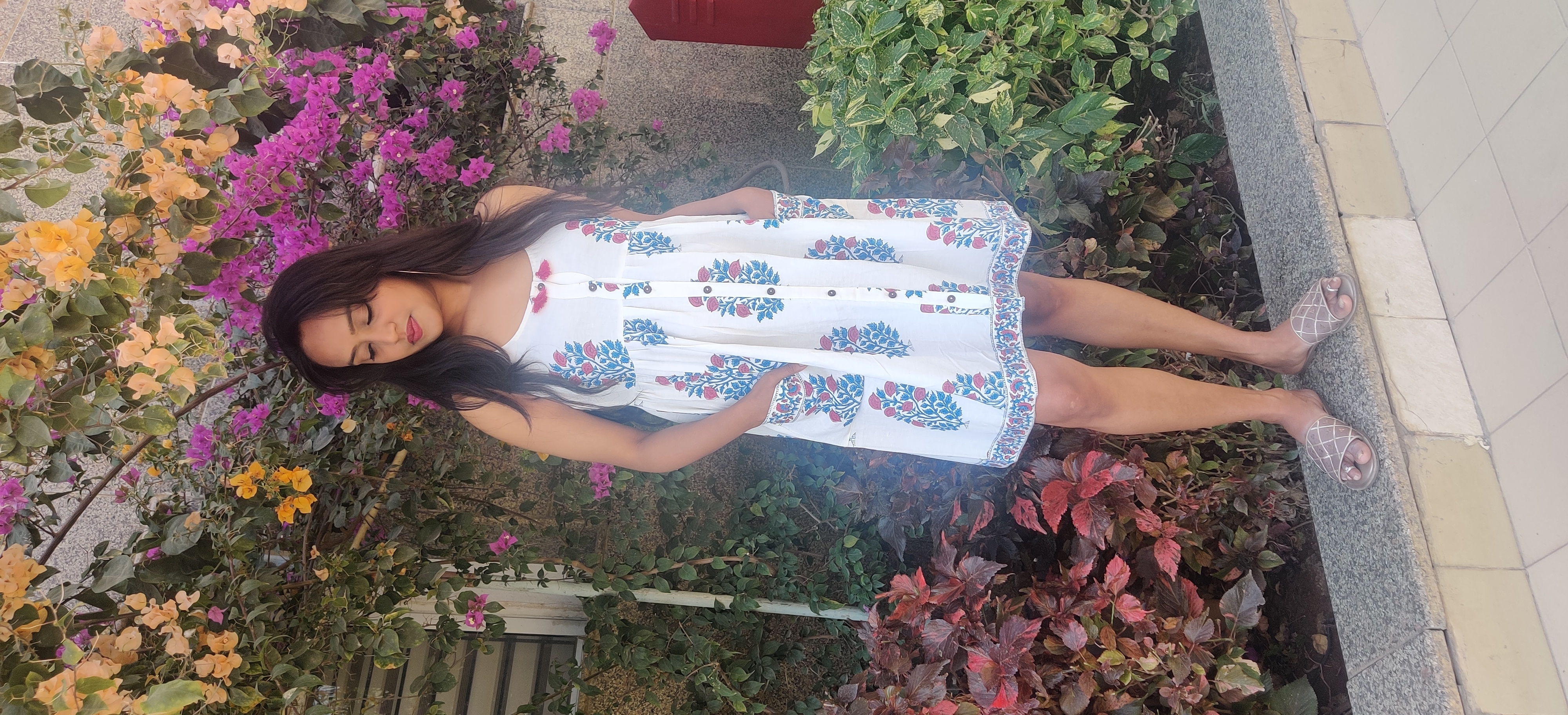 Block Printed Dress Age Group: All Age Groups