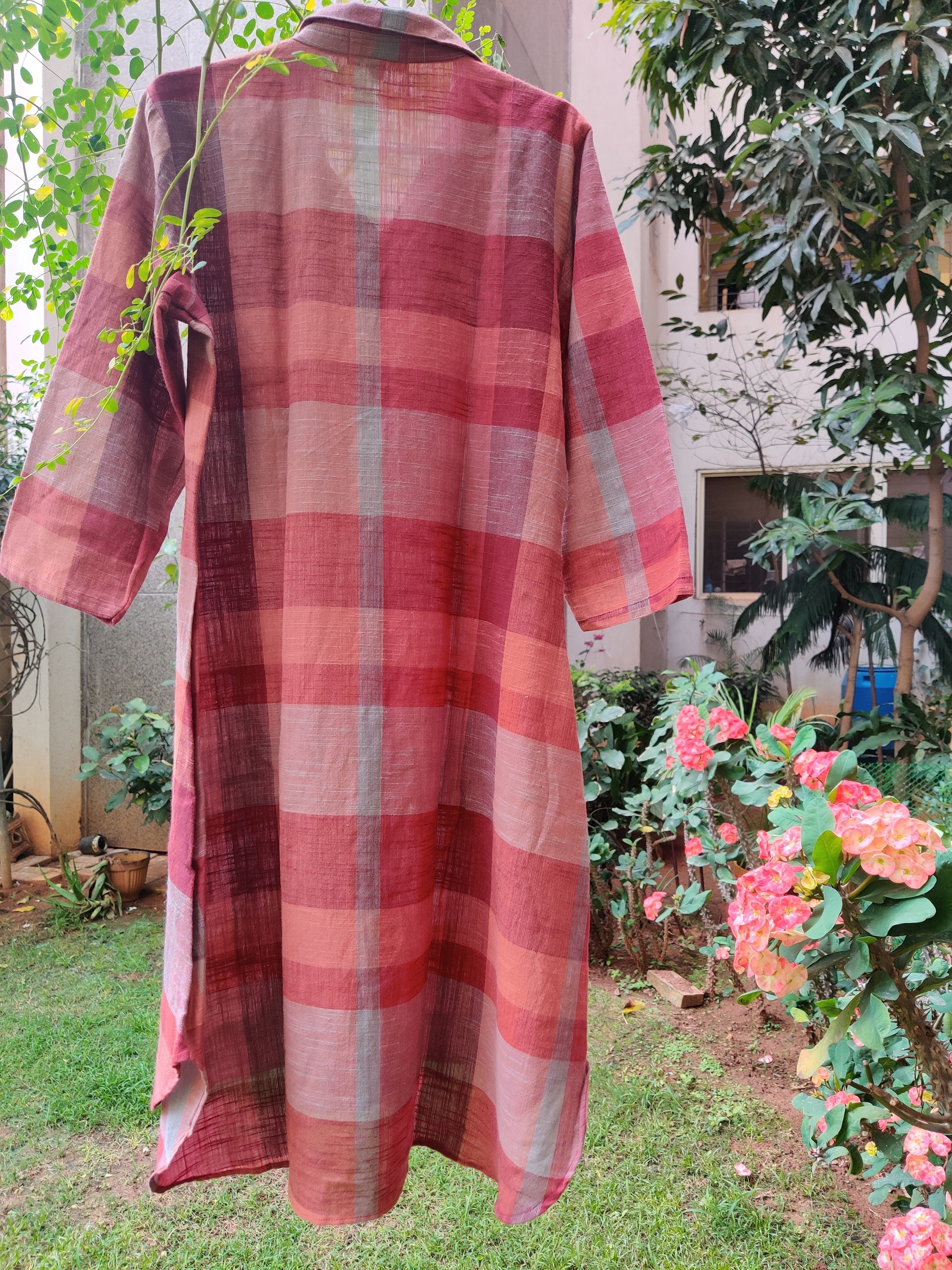 Checks Shirt Dress Age Group: All Age Groups