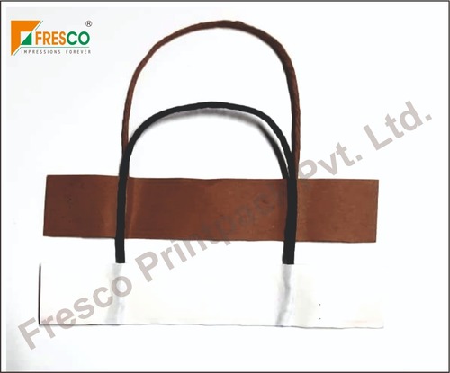 Medium Kraft Twisted Paper Handle - Paper Material, Custom Size, Brown Color | Sustainable, Biodegradable, Reliable Grip for Shopping Bags