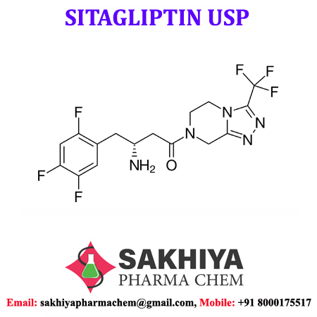 Sitagliptin - White Crystalline Powder, 98% To 102% Purity, Anti-diabetic Medication For Type 2 Diabetes Treatment