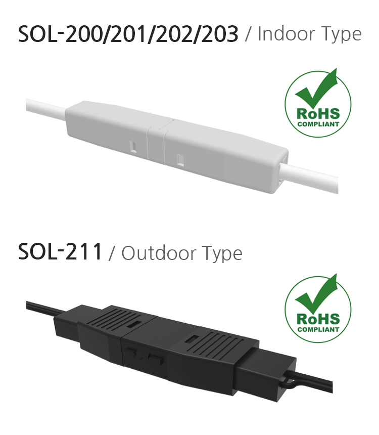 Field Fusion Splicing Ftth Drop Cable Repair Solution Solmate