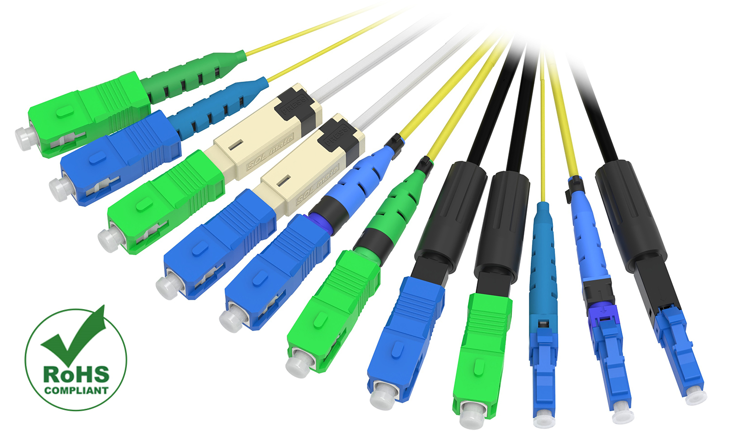 Field Fusion Splicing Ftth Drop Cable Repair Solution Solmate
