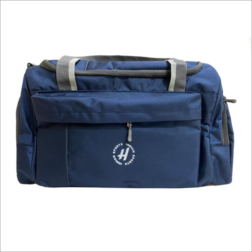 Canvas Duffle Bag - Canvas Material, Various Colors Available | Plain Design, Zipper Closure, Ideal for Travel and Sports Gear
