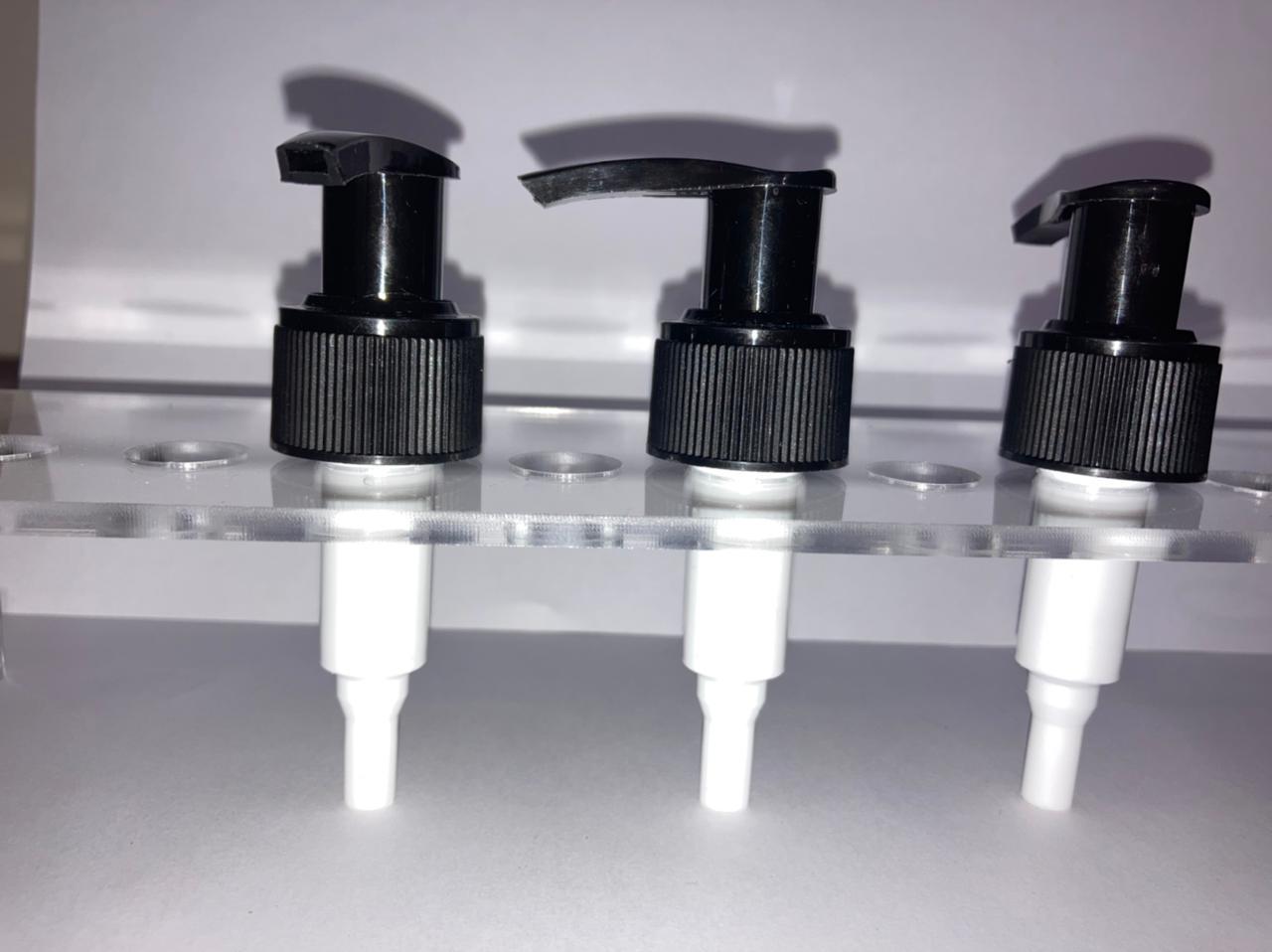 24 Mm Black Lotion Pump On/off Hardness: Rigid