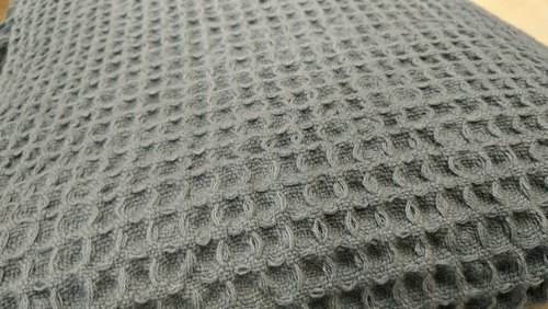 Organic Cotton Waffle Weave Fabrics - Color: As Per Buyer Requirement