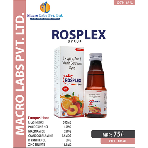 L-LYSINE 200 MG+PYRIDOXINE 1.5MG+NAICINAMIDE 25 MG+CYANOCOBALAMINE 7.5 MCG+D-PANTHENOL 5MG+ ZINC SULFATE 16.5 MG