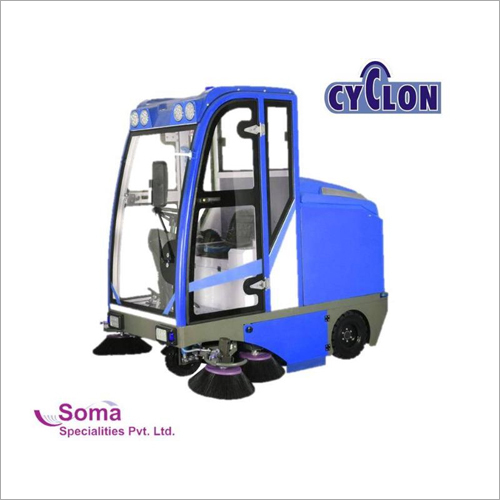 Road Sweeping Machine - Color: Blue