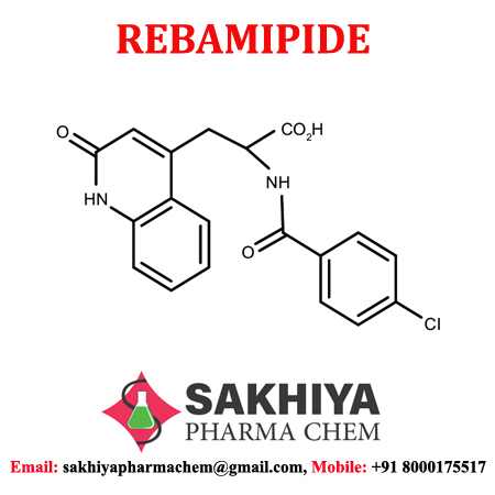 Rebamipide - White Crystalline Powder, 98% to 102% Purity | Mucosal Protection & Gastroduodenal Ulcer Healing, No Smell, Water Soluble