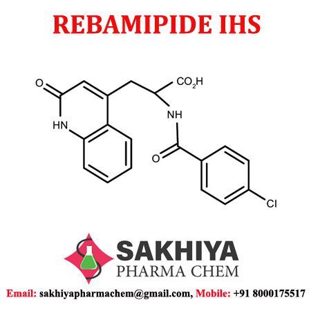 Rebamipide - White Crystalline Powder, 98% To 102% Purity | Mucosal Protection & Gastroduodenal Ulcer Healing, No Smell, Water Soluble