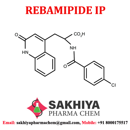 Rebamipide - White Crystalline Powder, 98% To 102% Purity | Mucosal Protection & Gastroduodenal Ulcer Healing, No Smell, Water Soluble