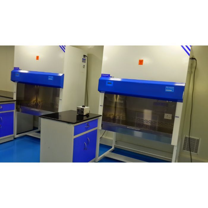 Laminar Air Flow Workstation - Stainless Steel, 3x3x6 Ft | Hepa Filter, Ideal For Pharmaceutical Industry & Research Labs