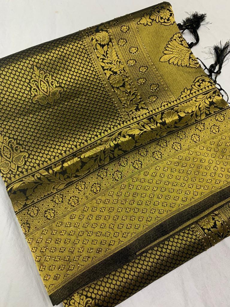 Velvet Bridal Saree