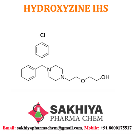 Hydroxyzine - White Crystalline Powder, 98%-102% Purity, Sweet Taste, Flowery Smell, Water Soluble, Medicine Grade, Particle Size D90 Less Than 10 Micron