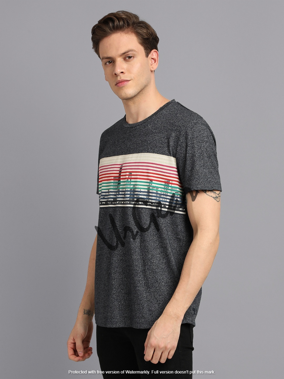 Men Round Neck T-shirt