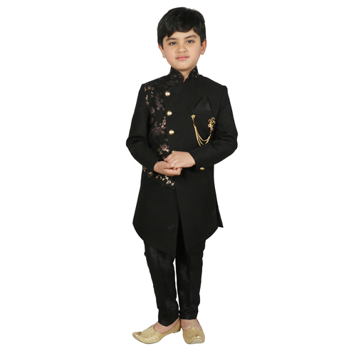 किड्स इंडो वेस्टर्न शेरवानी आयु वर्ग: 2-16