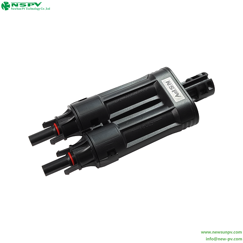Ip68 Waterproof Tuv Certified Solar Branch Fuse Connectors 1500v Pv Fuse Connectors For Solar Energy System - Color: Black